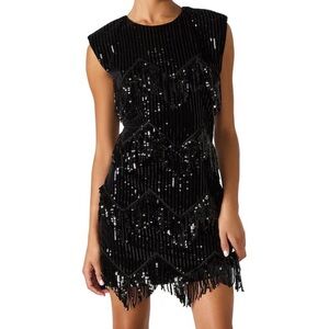 The perfect holiday dress!!!
Steve Madden Black Sequin Mini Dress